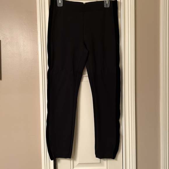 NWOT J.CREW GiGi black velour ankle trouser pants Sz 8 - Picture 3 of 9